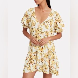 Like New Faithfull the Brand Anna Dress Goldie Floral Flowy Sundress Boho